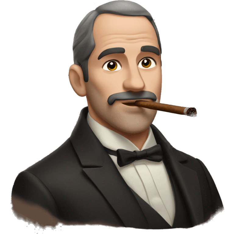 Andrew Tate smoking a cigar  emoji