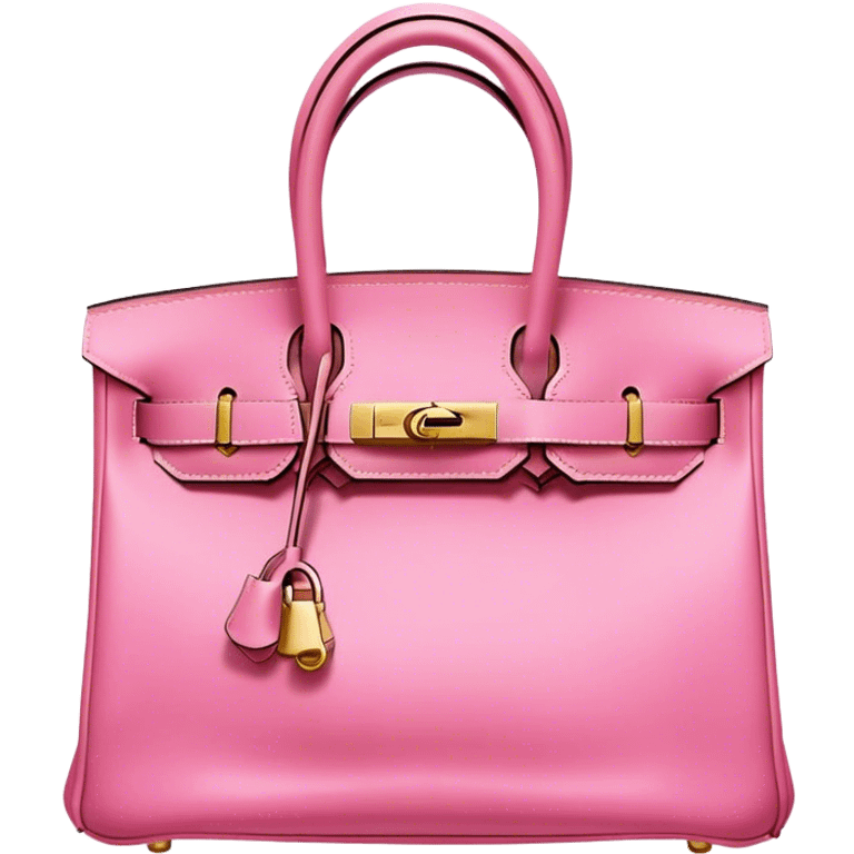 Pink hermes birkin bag emoji