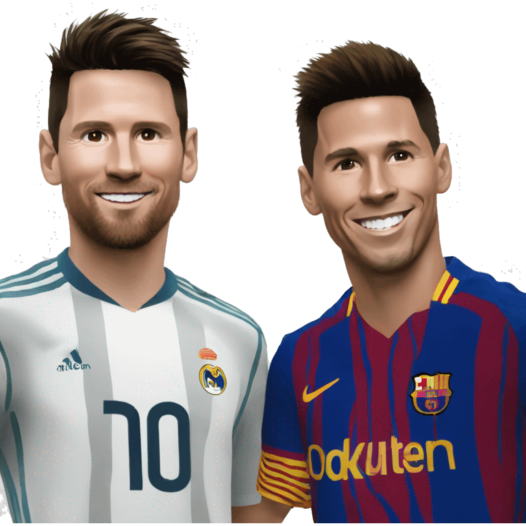 Messi et Ronaldo  emoji