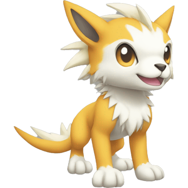 cute cool Digimon-Fakemon-animal full body emoji