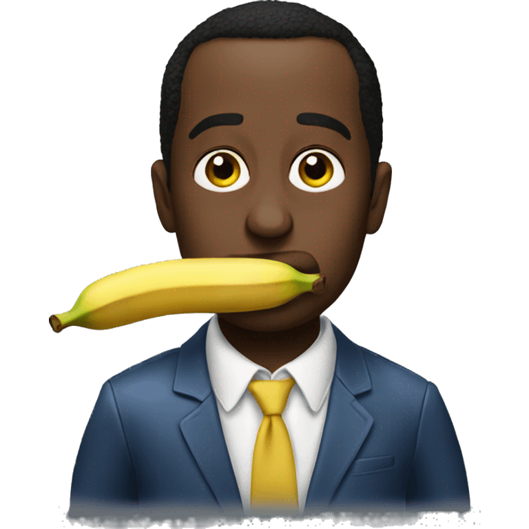 Pdiddy eating a banana  emoji