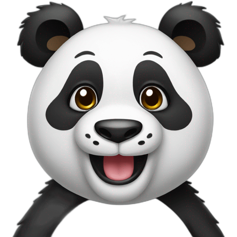 panda smiling emoji