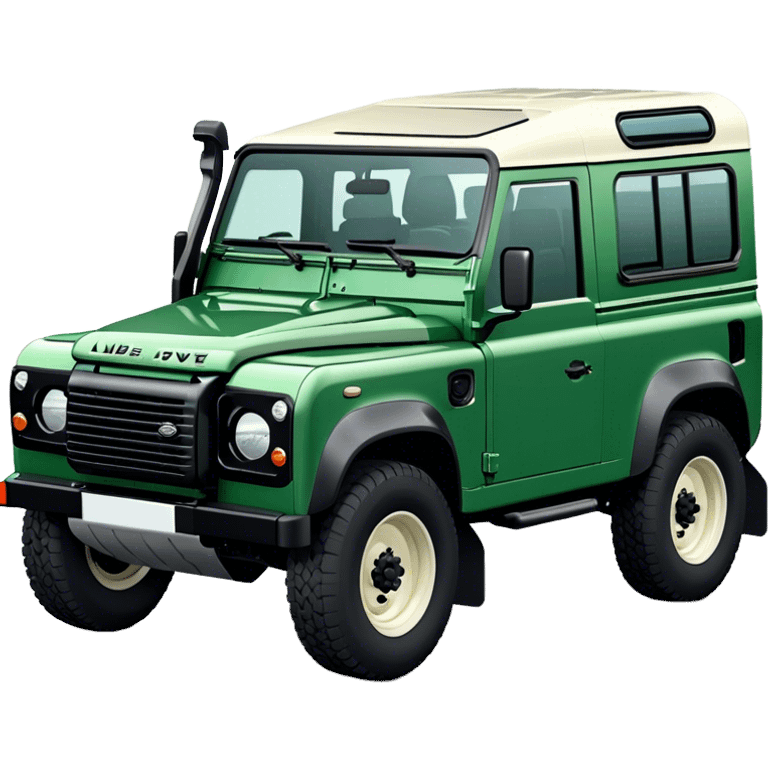 Land Rover Defender - Land Rover (Model Year: 2022) (Iconic colour: Green) emoji