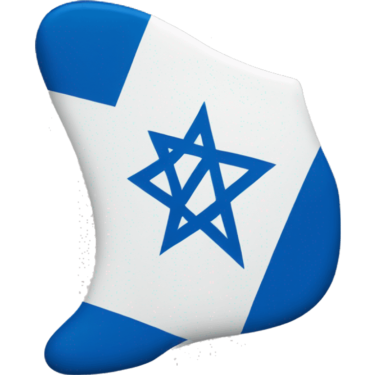 Israel flag with foot emoji