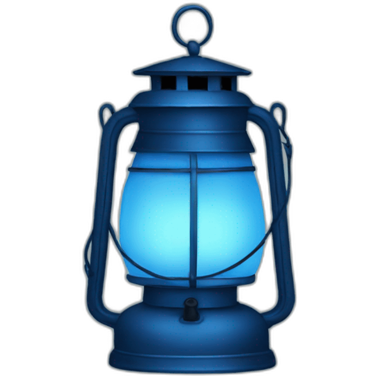 lantern blue emoji