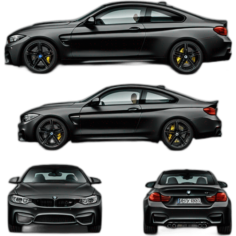 Bmw m4 noir emoji