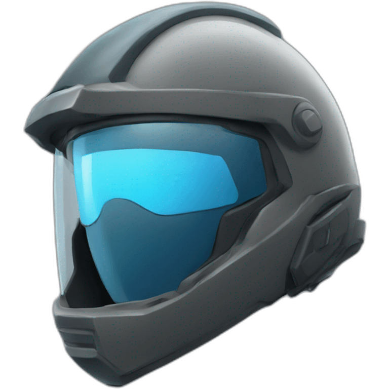 facility guard , fast helmet emoji