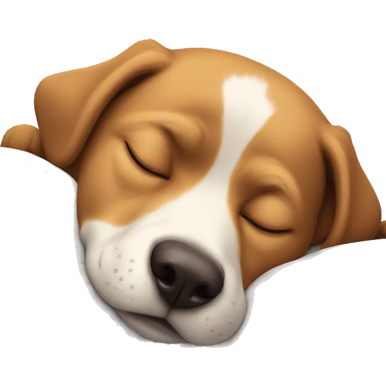 Dog sleeping  emoji