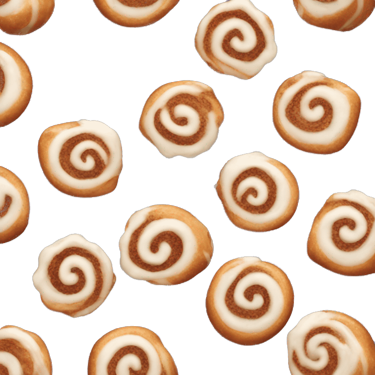 A cinnamon roll  emoji