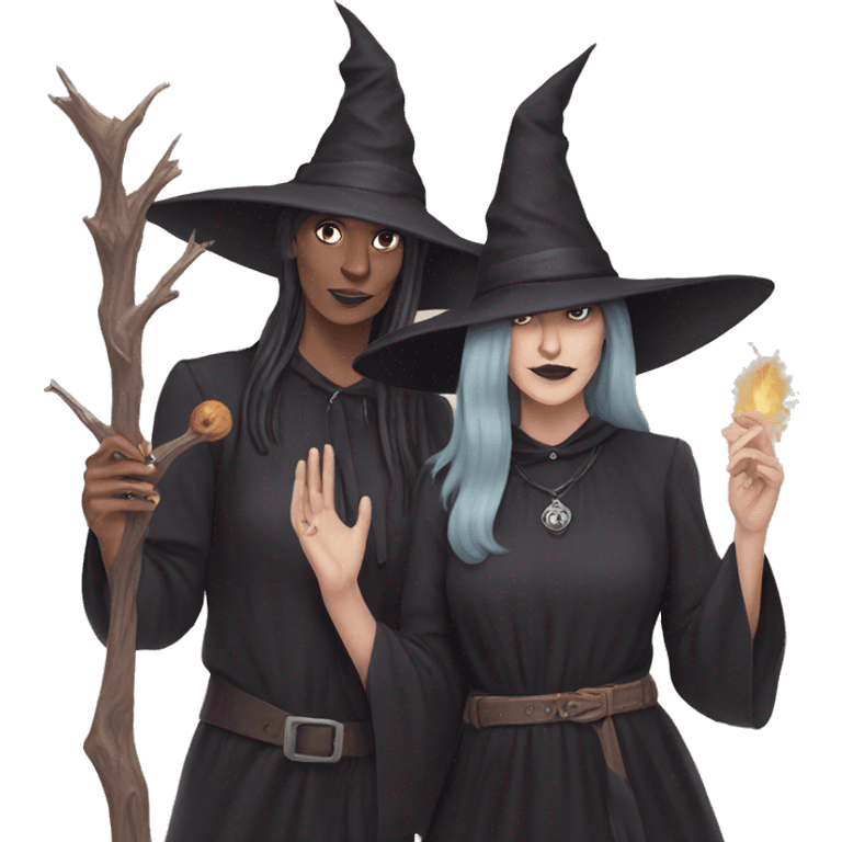 witchy duo album cover emoji