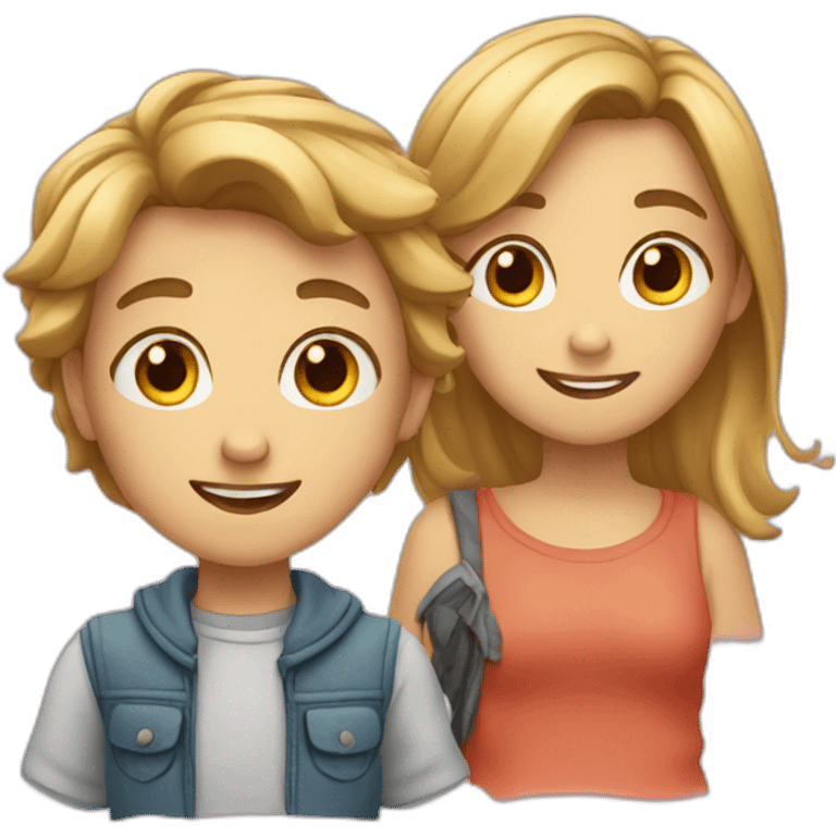 boy amd girl emoji