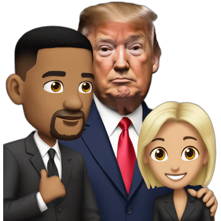 Will smith Donald trump emoji