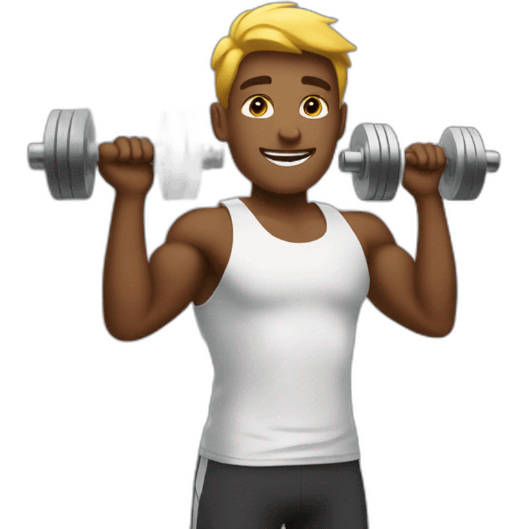 working out emoji