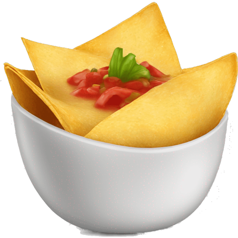 tortilla chip and salsa emoji