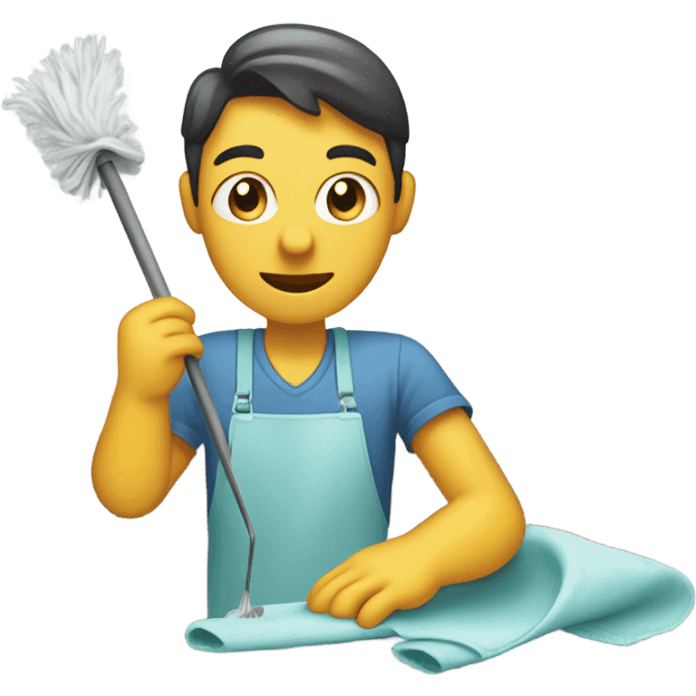 Cleaning emoji