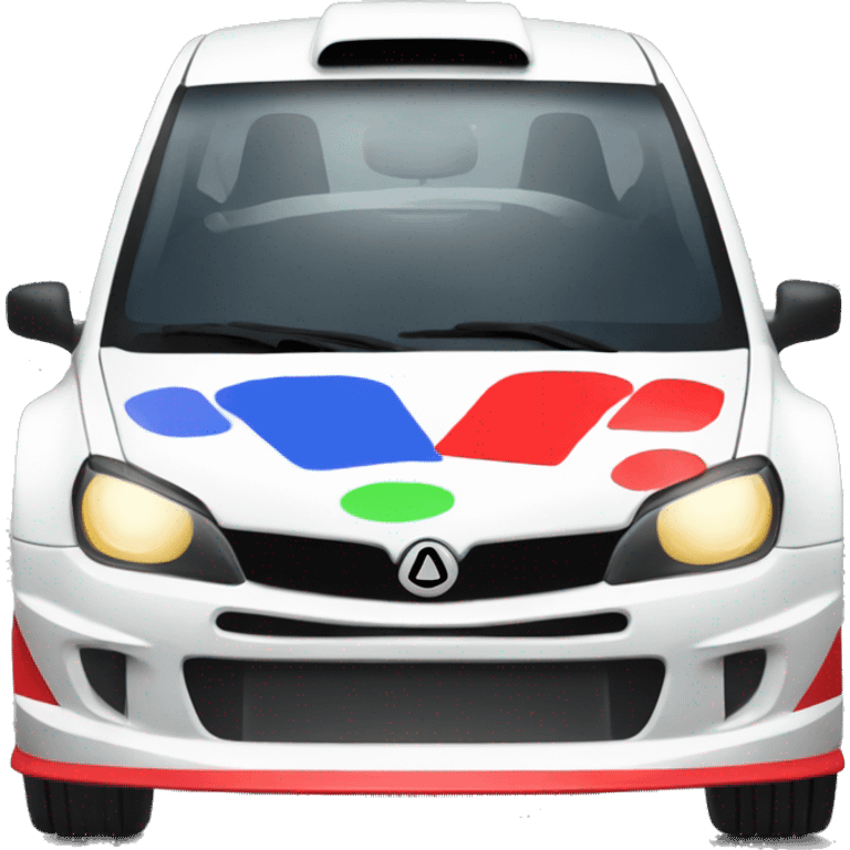 rally car burnot emoji