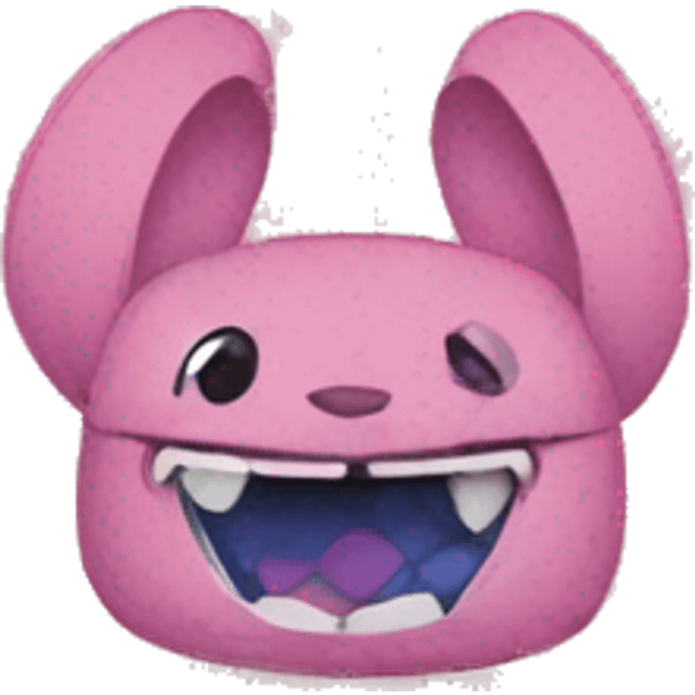 Stitch pink emoji