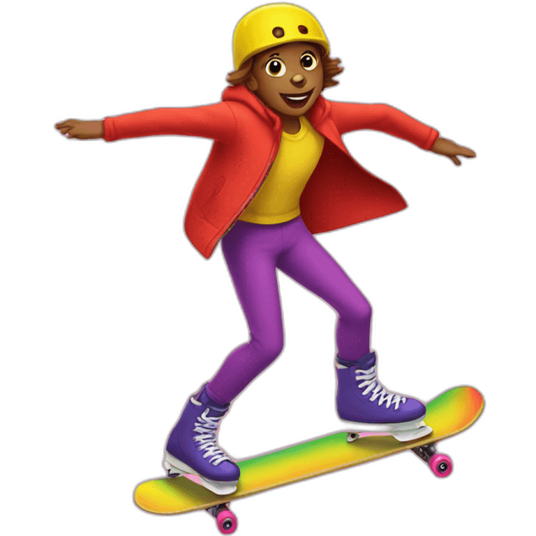 skittles skaters emoji