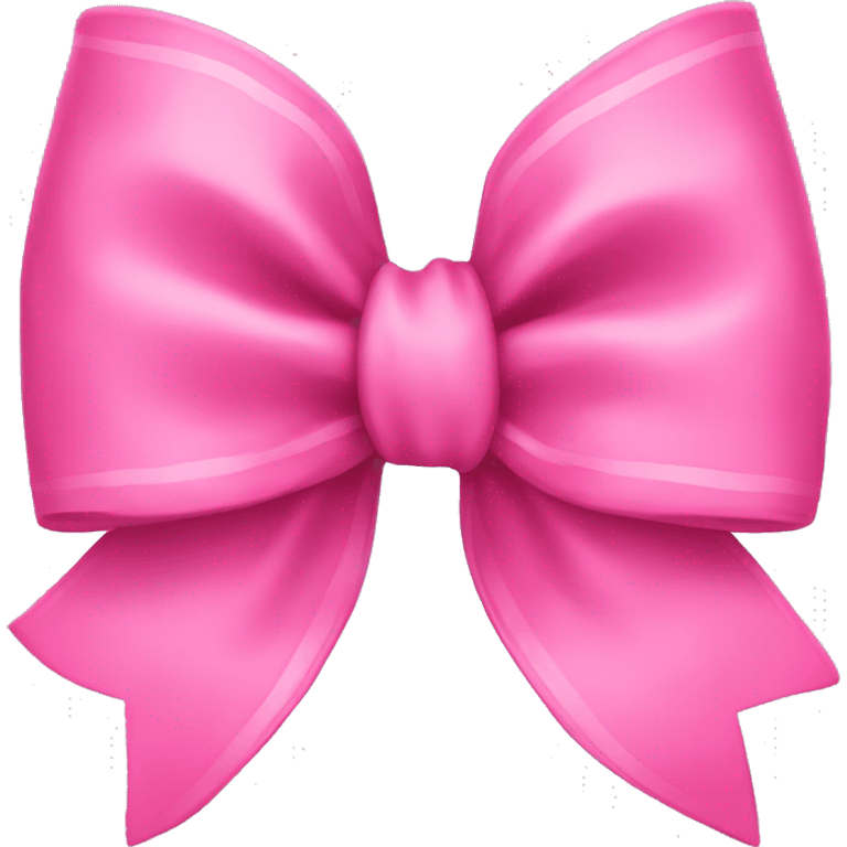 Pink bow emoji