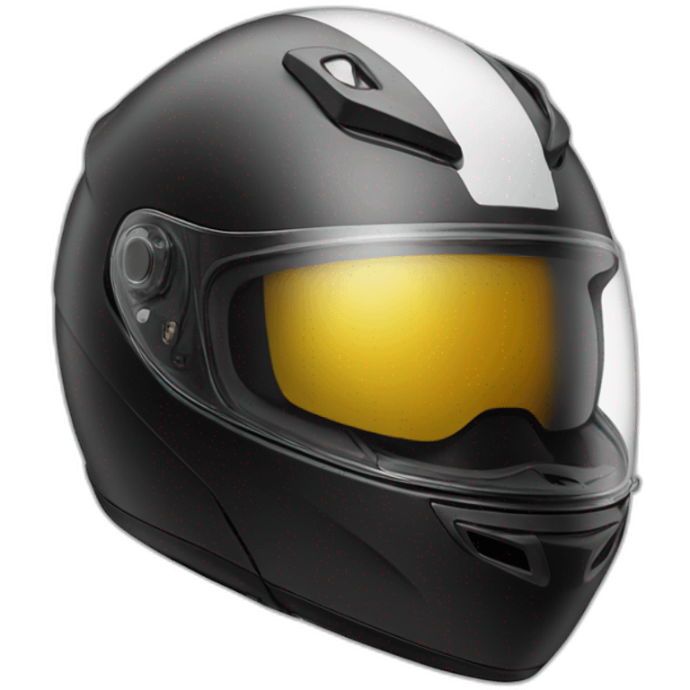 Motorcycle full face helmet emoji