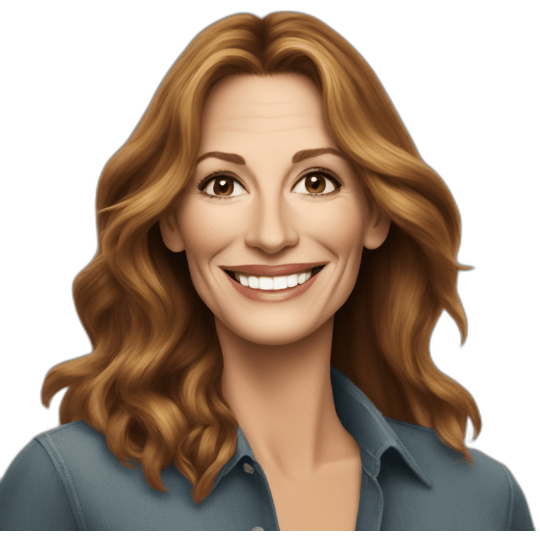 julia Roberts smiling emoji