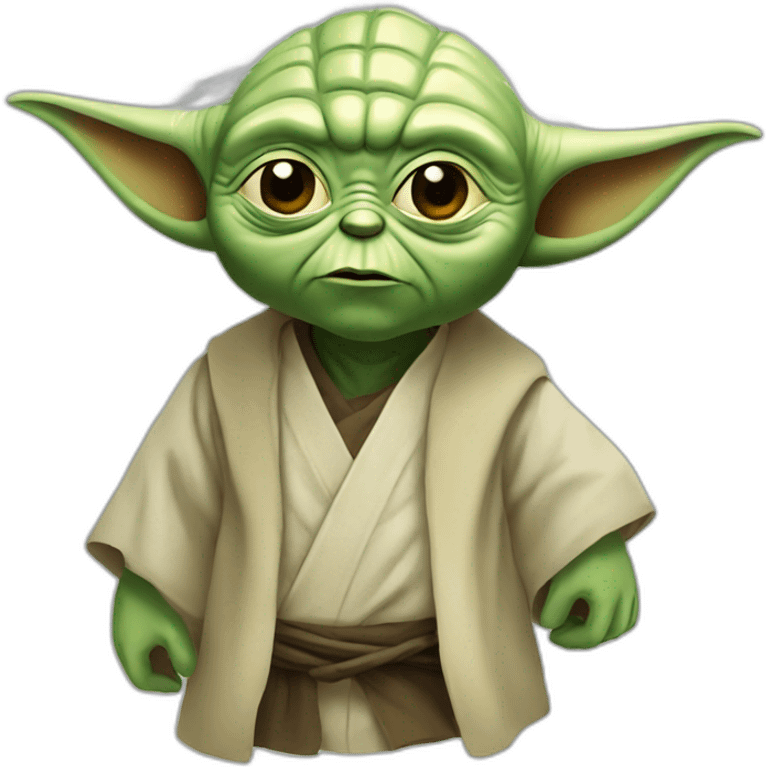 Impostor yoda vs real yoda emoji