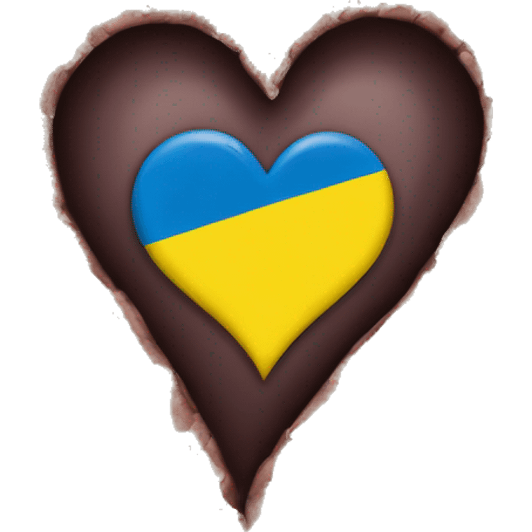 Heart in support of Ukraine  emoji