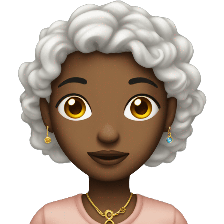 girl astrologer with piercing emoji