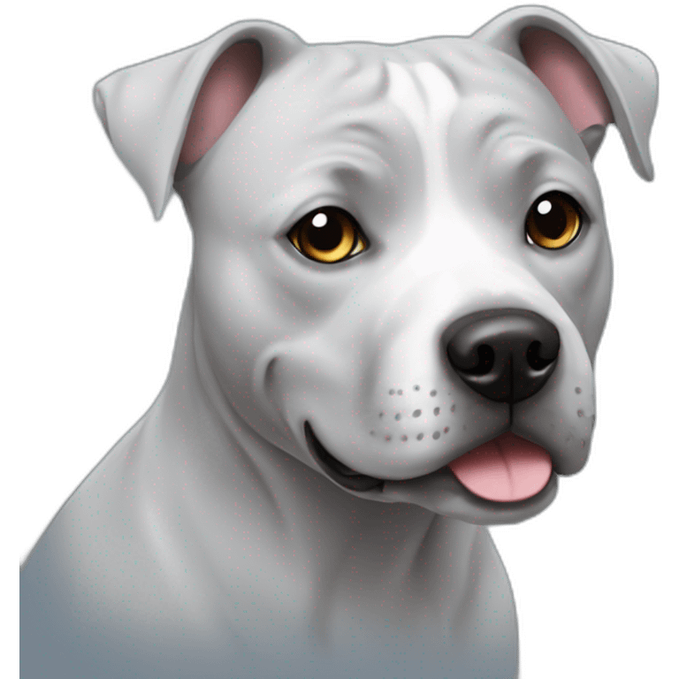 Staffie gris emoji