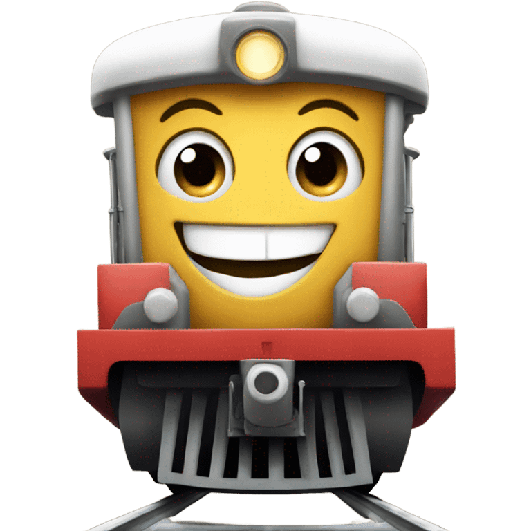 Happy train emoji