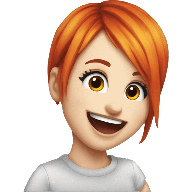 Hayley Williams happily surprised emoji