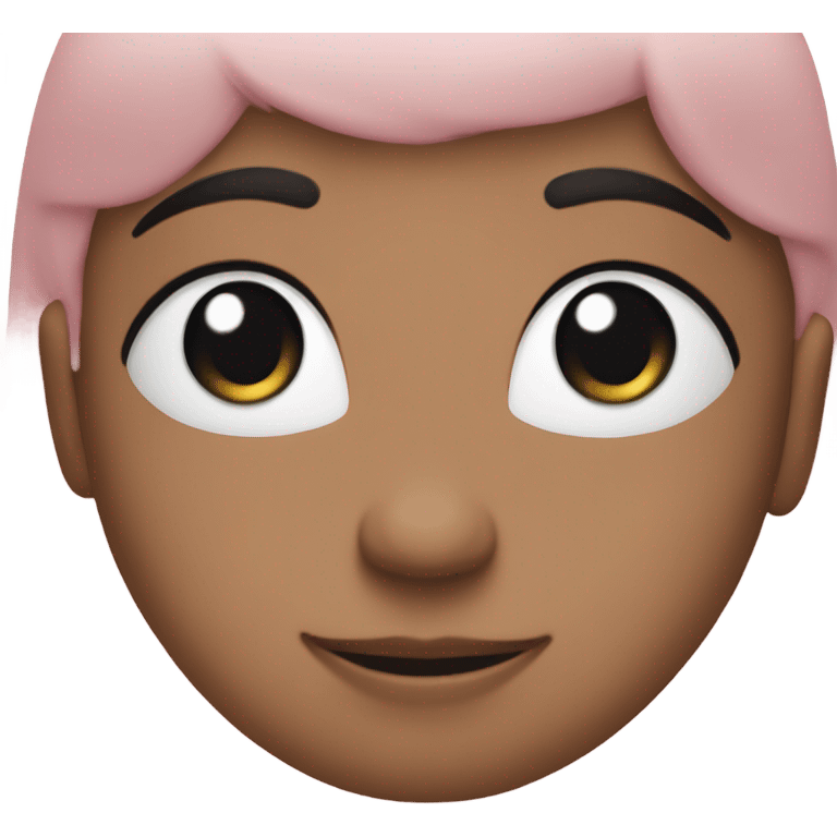 The number 1, baby pink emoji