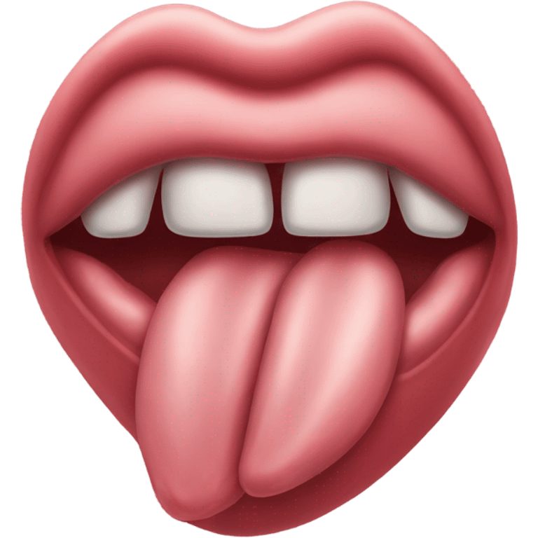 a human tongue emoji emoji