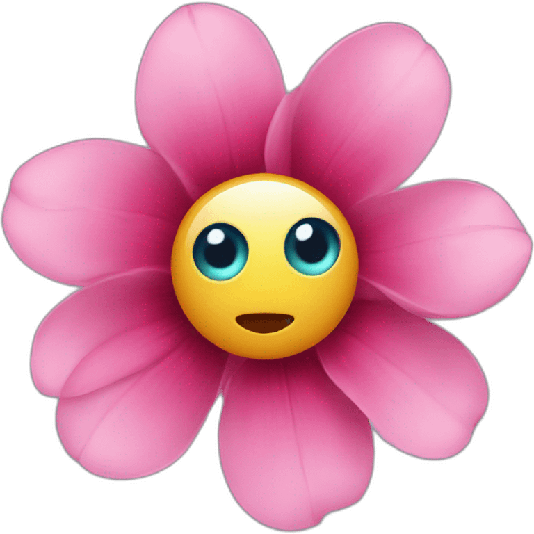 flower with eyes  emoji