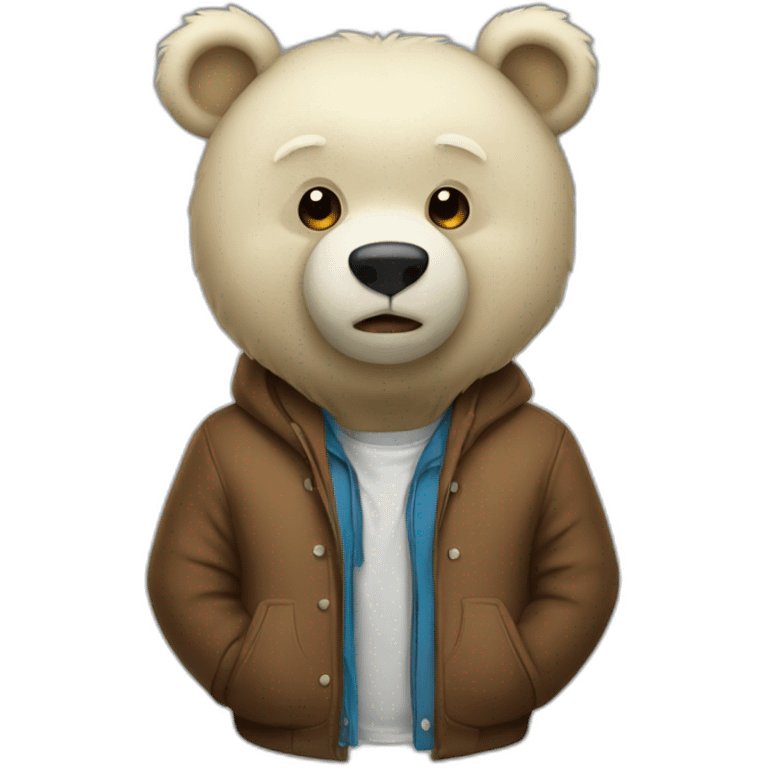 Dropout bear emoji