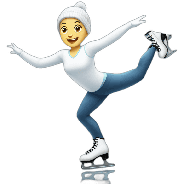 Ice skating emoji