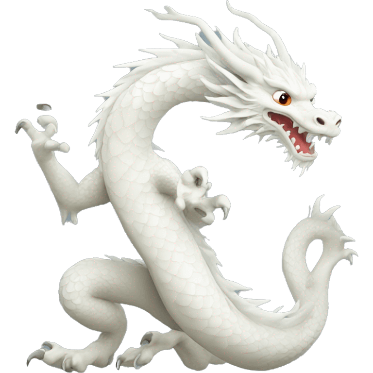 chinese white dragon emoji