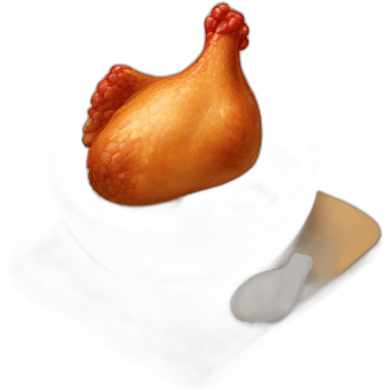 chicken leg emoji