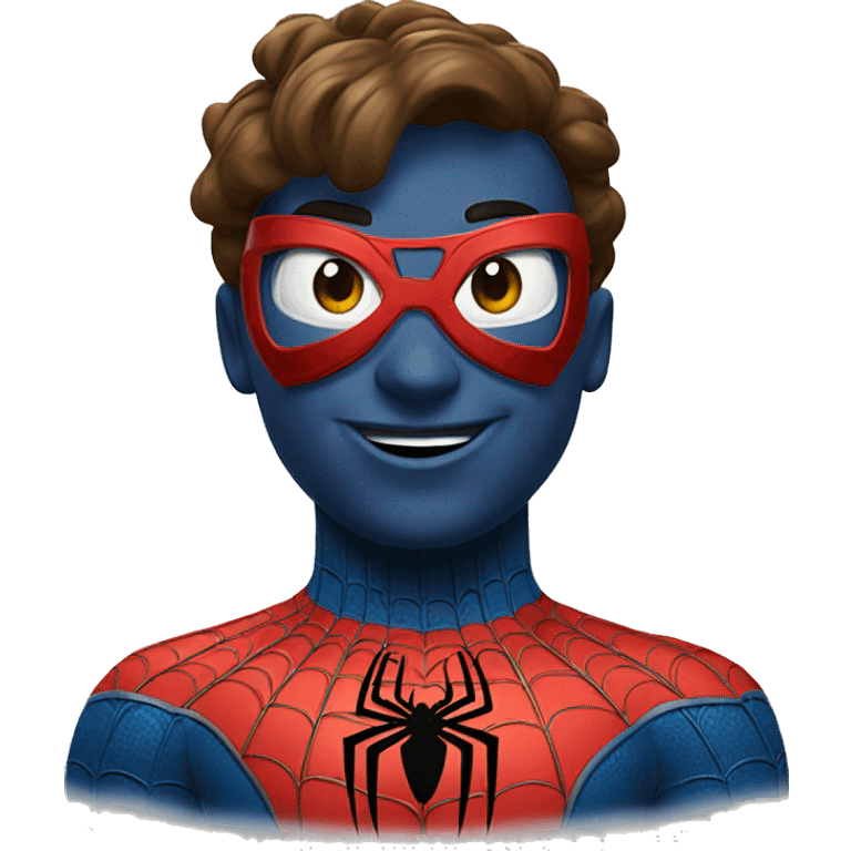 Xmas Spider-Man emoji