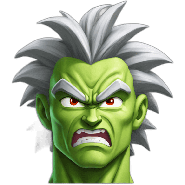 Realistic Angry Broly emoji