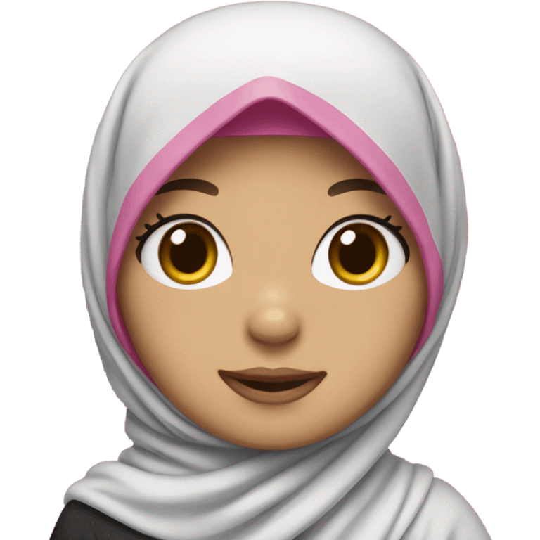 hello kitty wearing hijab emoji