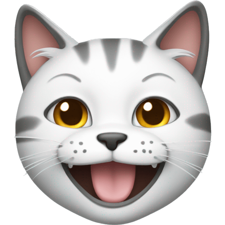  A cat smiling  emoji