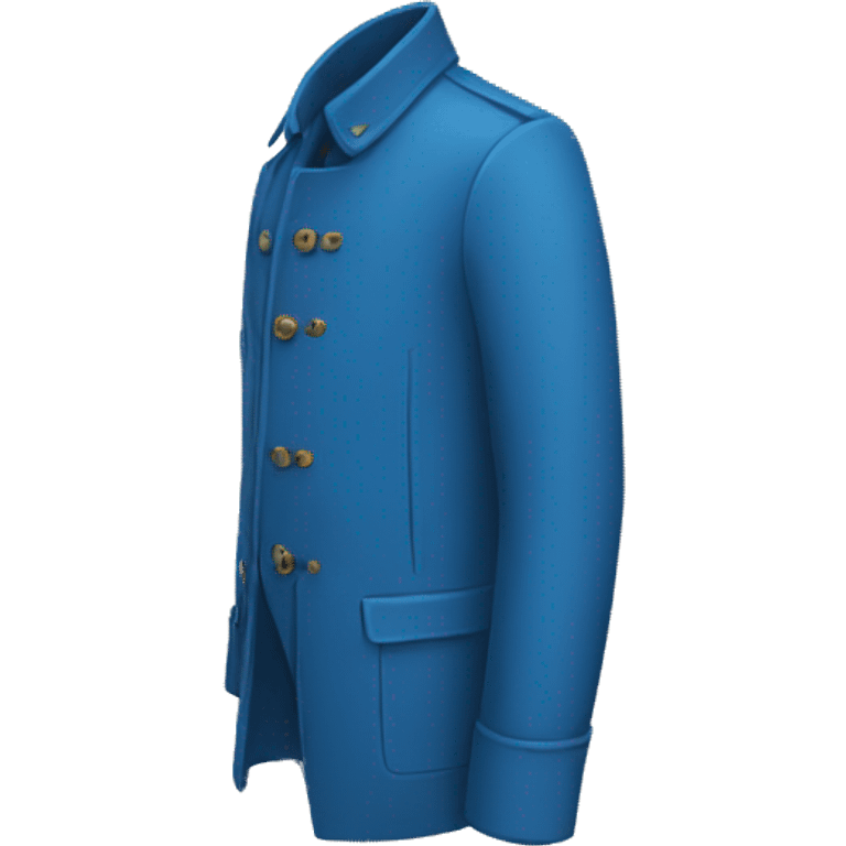 a blue coat emoji