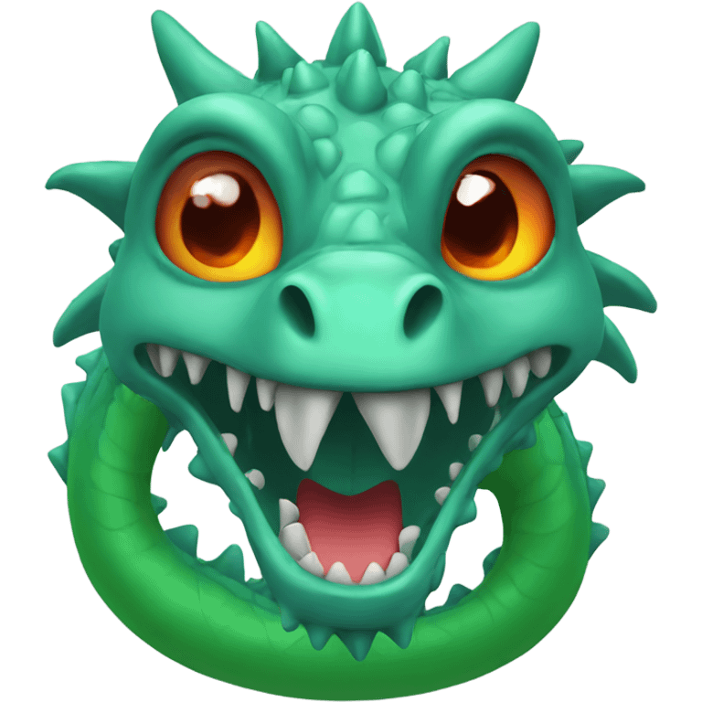 dragon with virus emoji emoji