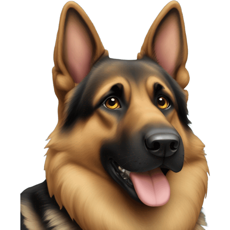 Sable coloured German shepherd  emoji