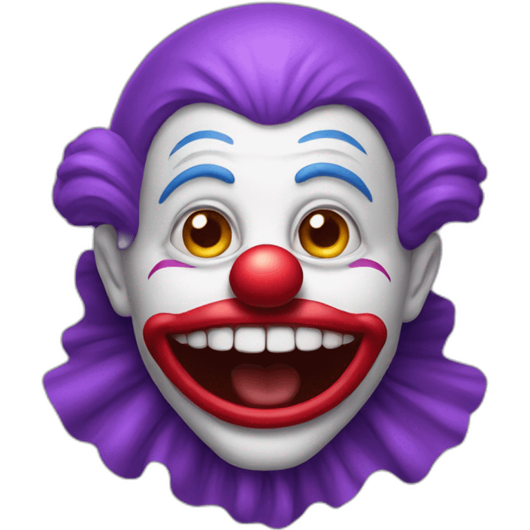 pruple clown emoji