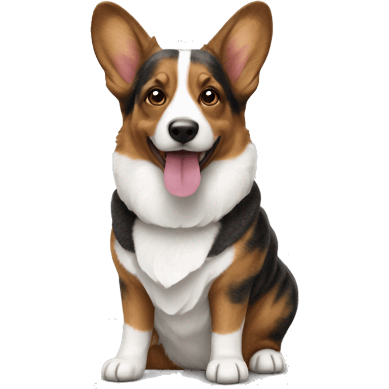 Brindle cardigan, Welsh corgi emoji