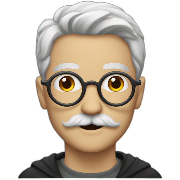 harry potter with a moustache emoji