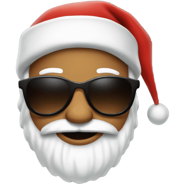 Santa Claus with sunglasses  emoji