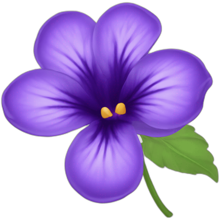 Violet flower emoji